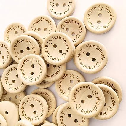 Wooden sewing buttons Clearance