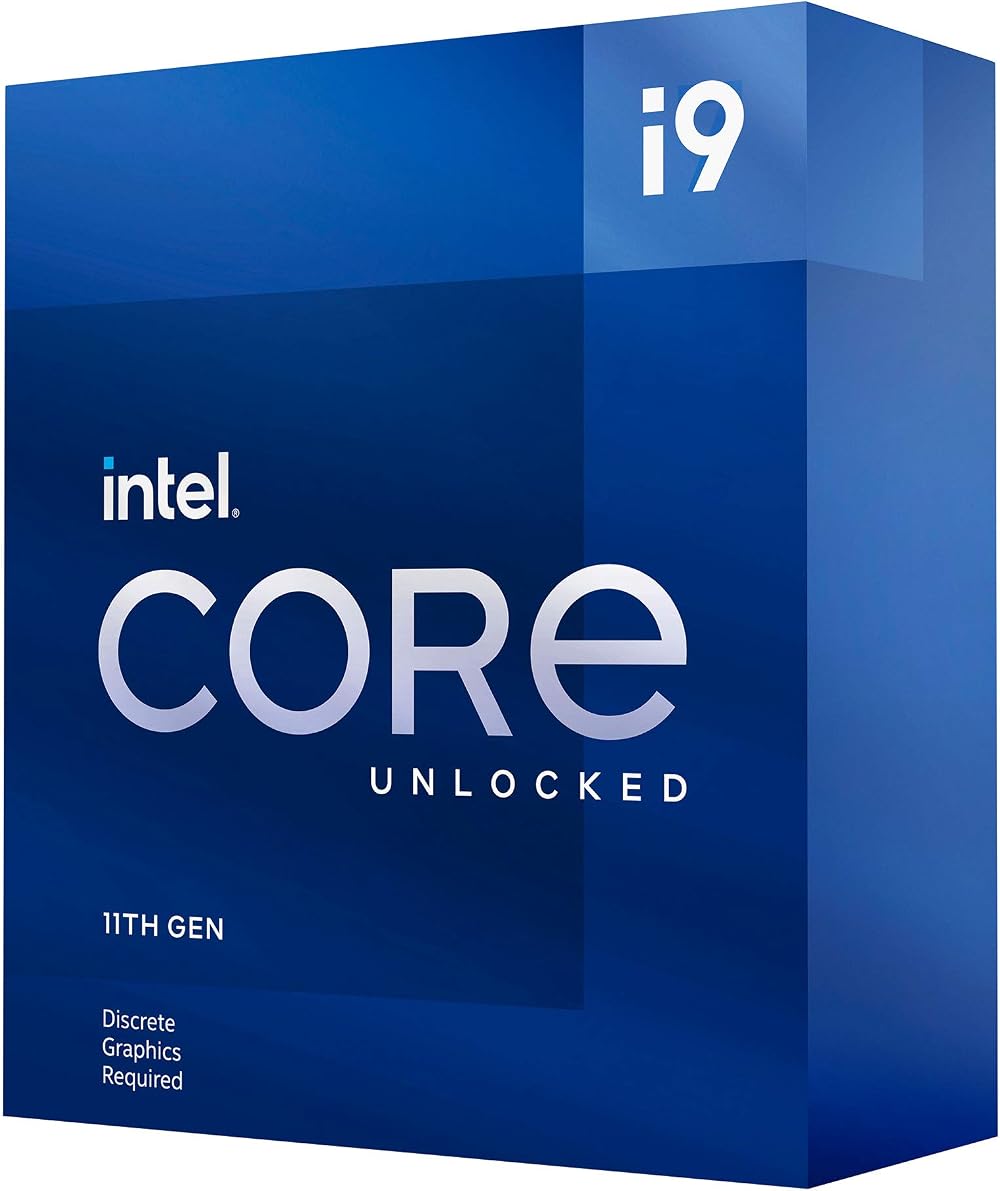 Intel Core i9-11900KF Desktop CPU 8 Cores 5.3 GHz Unlocked LGA1200 11th Gen