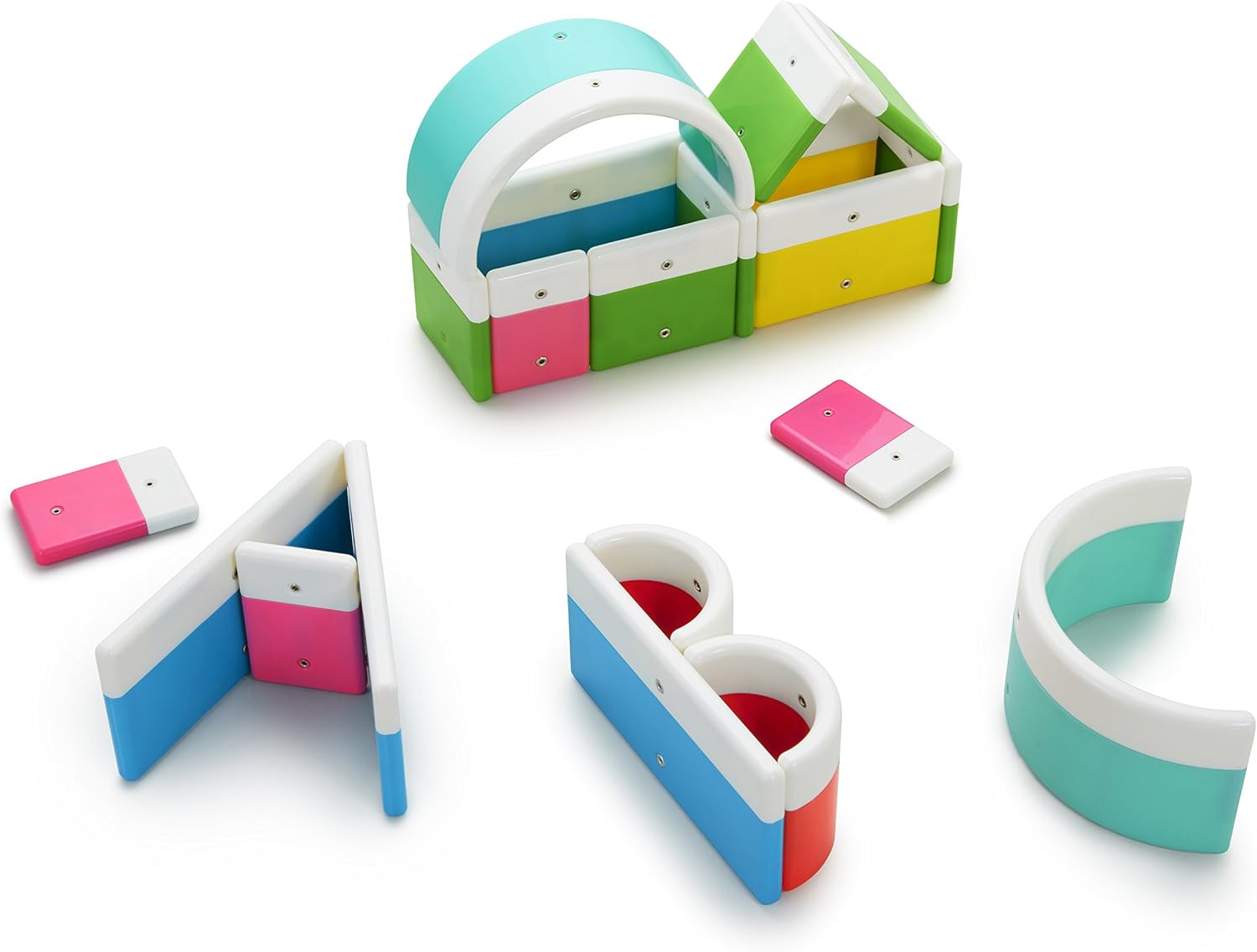 Kid O Alphabuild Magnetic Preschool Learn Your Letters Tiles
