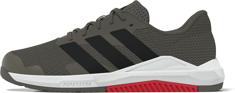 Uomo Dropset Base Training Shoes, Olive Strata/Core Black/Pure Ruby, 42 EU — foto 2 di 4