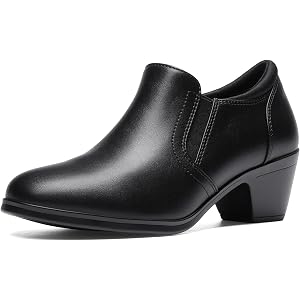DREAM PAIRS Dress Work Shoes for Women Work Pumps Loafers | Classic pumps with a cushioned insole, stable heel support and no