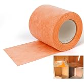 Kauwm Professional Waterproof Membrane for Shower,5In x 50Ft(21 Sq Ft) | HDPE membrane for tile shower walls, floors, bathrooms and saunas; bonds with thin-set mortar for reliable installation