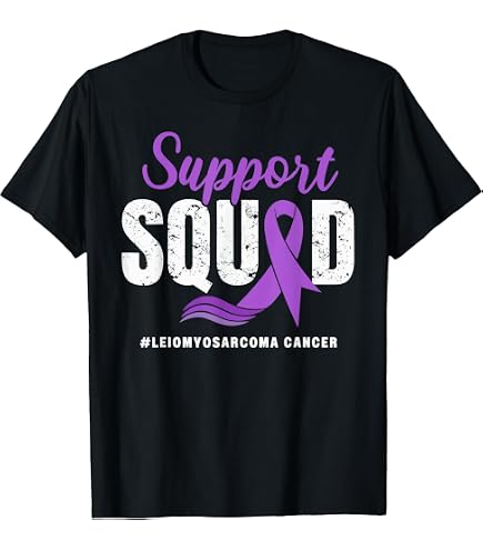 Amazon.com: Leiomyosarcoma Cancer Support Squad Purple awareness