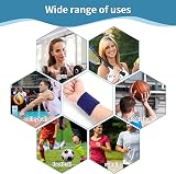 Youkly 12 PCS Sweat Bands Colourful Absorbent Wristbands 8x8 cm StyleA view 7