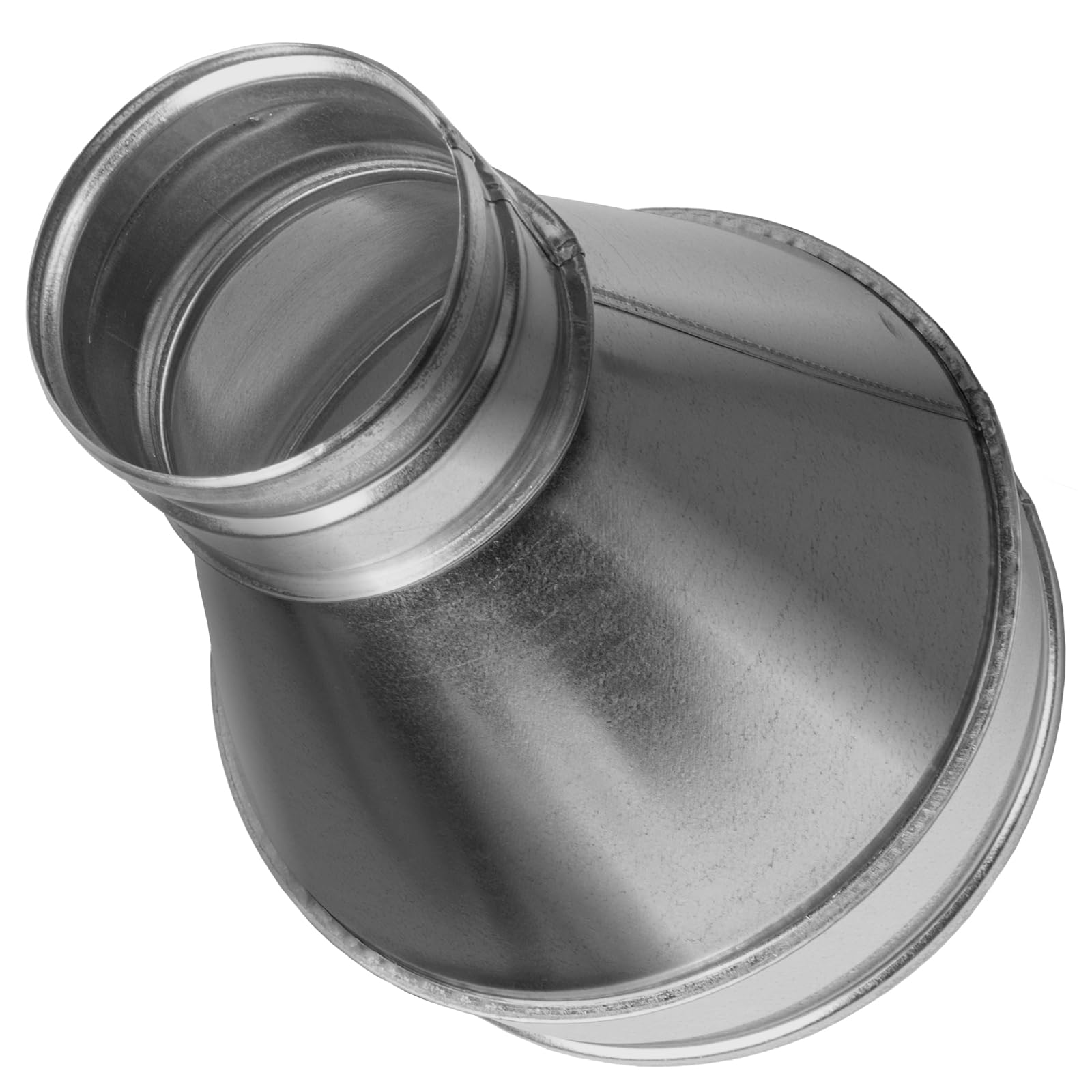 Photo 1 of Vent Systems 8" Inch to 4" Inch Galvanized Steel Duct Reducer - Vent Adapter - Fitting Pipe - Connector, Increaser, Reducer, Cone - HVAC, Ventilation Systems