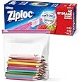 Ziploc Quart Food Storage Slider Bags, Power Shield Technology for More Durability, 42 Count