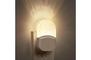 DORESshop LED Night Light, Baby Night Lights [2 Pack], Plug in Night Light with Auto Dusk to Dawn Sensor, Adjustable Brightness NightLight for Kids, Bathroom, Bedroom, Nursery Room, Soft White 3000k