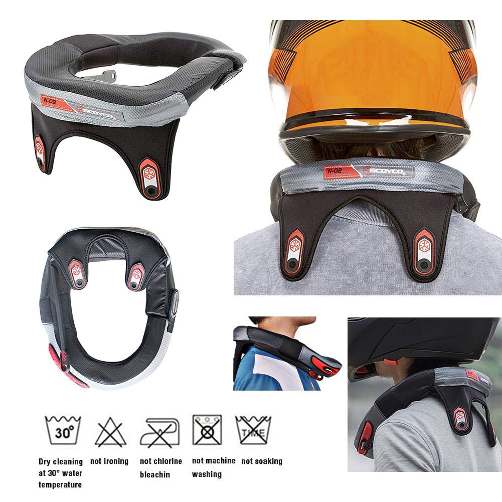 hinffinity Neck Protector Motocross Neck Brace Support Riding Body