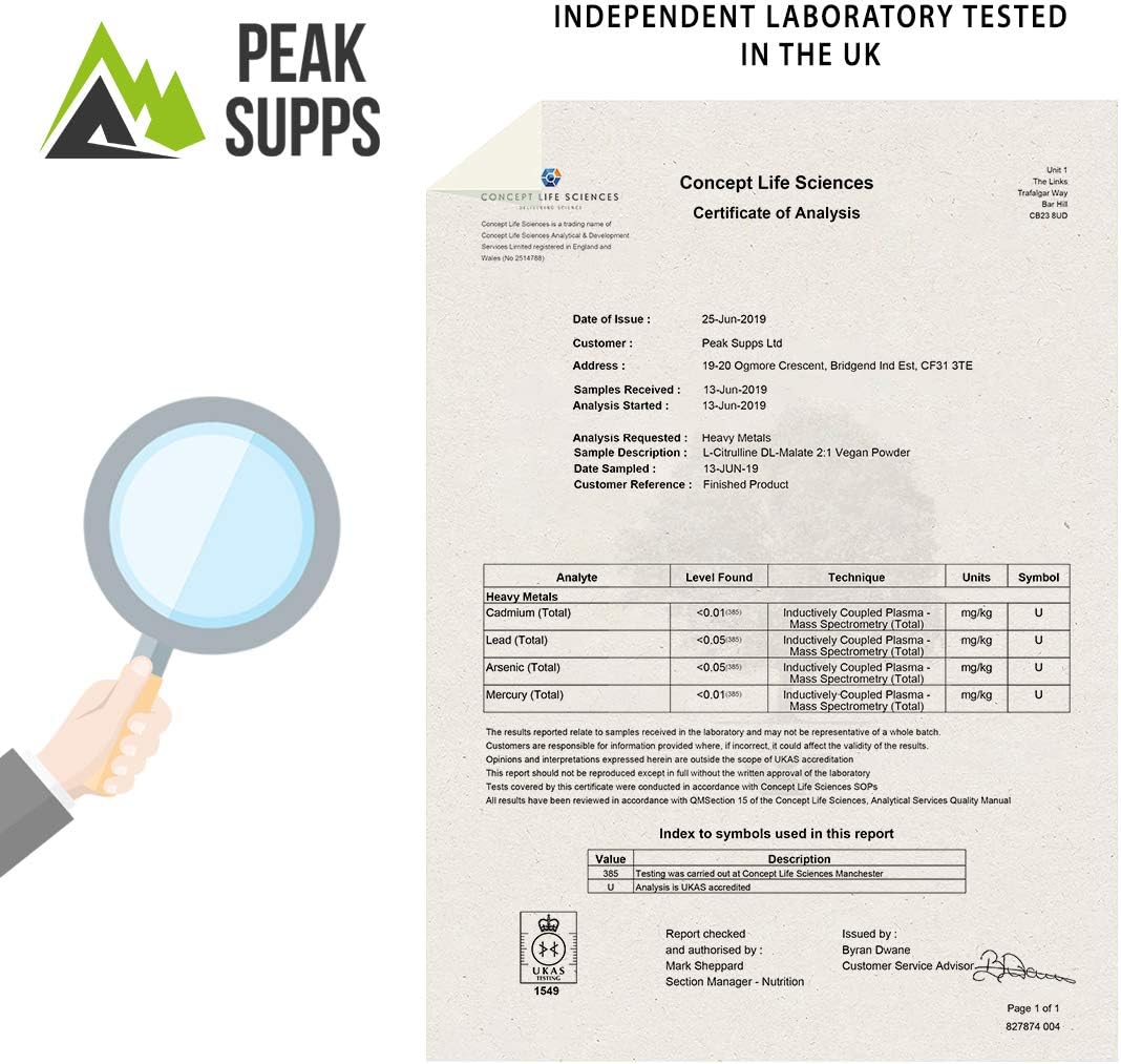 Citrulline Malate Powder 500g - 2 to 1 Ratio - Packaging May Vary - Image 4