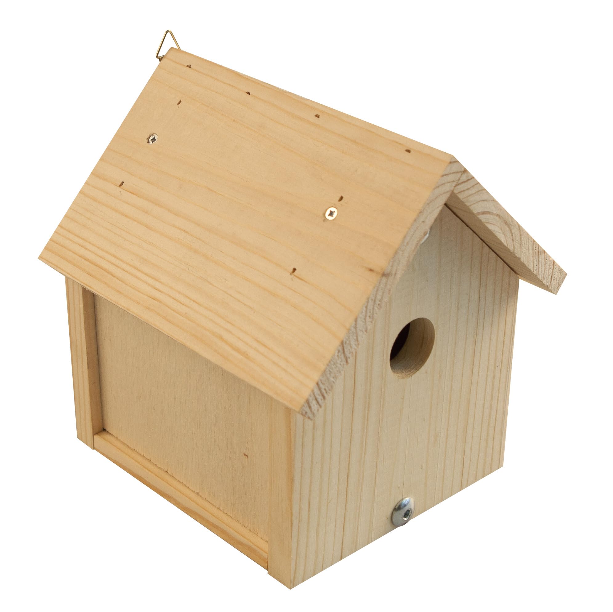 Windhager Nesting Box Kit Robin Bird House Build Your Own And Paint Beige, Includes Paint And Brush, 06945