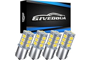 GIVEDOUA 1156 LED RV Bulb, 1003 BA15S 1141 7506 LED Replacement Light Bulbs for 12V RV Car Camper Trailer Interior Indoor Lig
