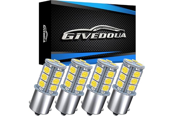 GIVEDOUA 1156 LED RV Bulb, 1003 BA15S 1141 7506 LED Replacement Light Bulbs for 12V RV Car Camper Trailer Interior Indoor Lig