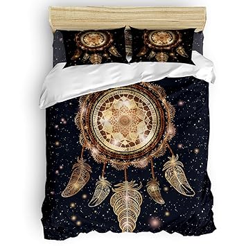 Amazon Com Bedding Cover With Zipper Closure Dreamy Feather Duvet