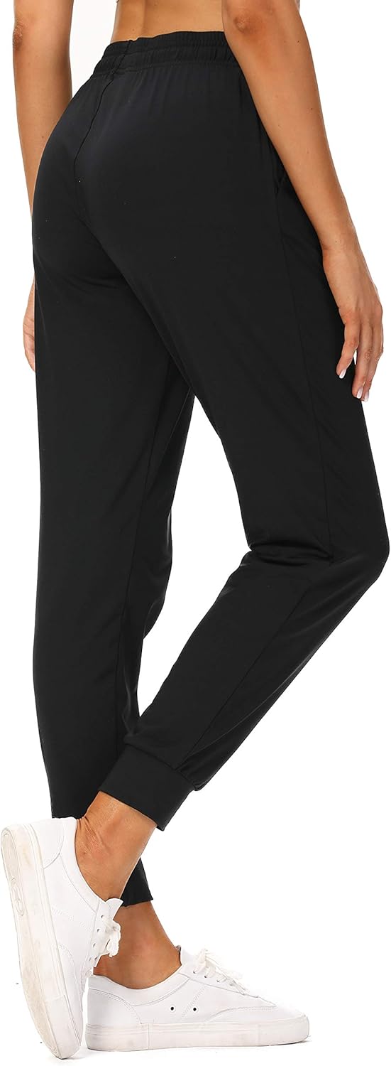 Houmous Joggers Pants Drawstring Active Yoga Sweatpants Workout Lounge Pants with 4 Pockets : Clothing