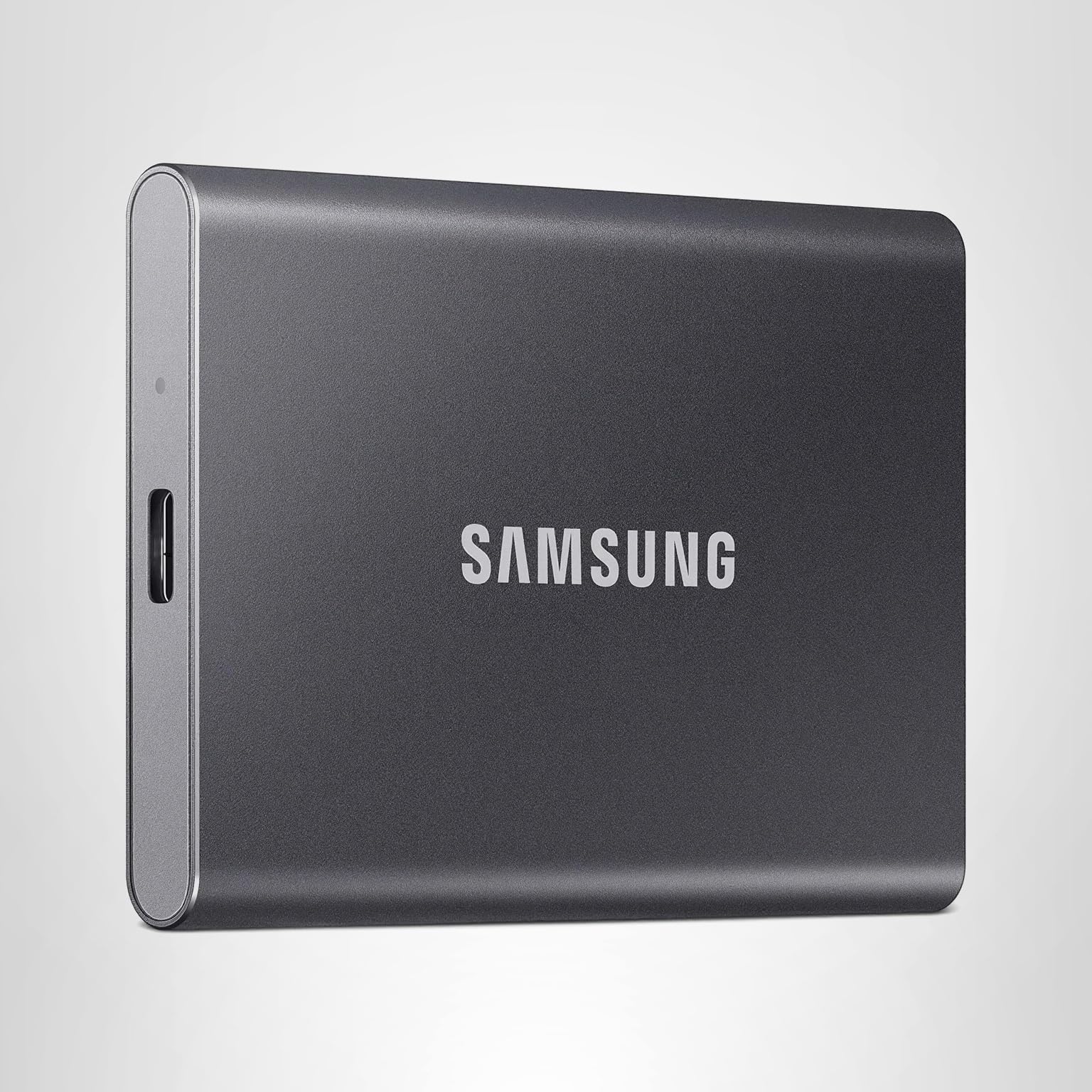Samsung T7 Portable SSD, 2TB External Solid State Drive, Speeds Up to 1,050MB/s, USB 3.2 Gen 2, Reliable Storage for Gaming, Students, Professionals, MU-PC2T0T/AM, Gray