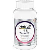 Centrum Minis Silver Women's Multivitamin for Women 50 Plus, Multimineral Supplement with Vitamin D3, B Vitamins, Non-GMO Ing