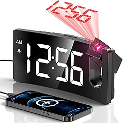 Projection Alarm Clock, Digital Clock with