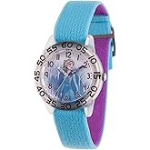 Disney Frozen 2 Watch for Girls 4–7 – Princess Featuring Character Dial – Gift for Kids – Clear Bezel and Blue-Purple Nylon Strap with Velcro Closure - Buy and GET 1 Free Mystery Watch