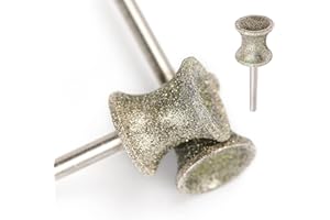 EVRBLOCK 2 Pack Diamond Dog Nail Grinder Bits for Rotary Tool Fits Dremel and Many Others