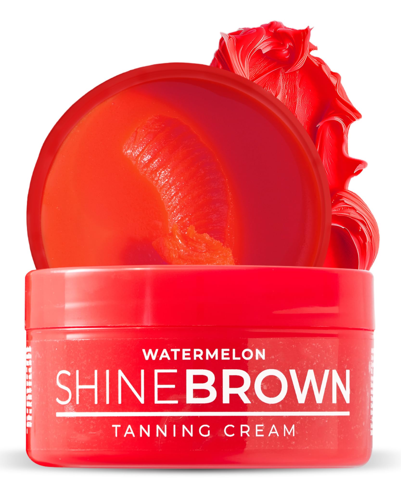 Byrokko Shine Brown Watermelon Tanning Accelerator Cream (200 ml), Tanning Cream Works in the Sun and in the Solarium, Super Active Cream for Maximum Tan