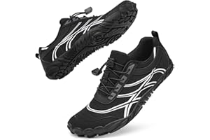 ATHMILE Barefoot Water Shoes Women Men Adult Hiking Swim Beach River Pool Hike Guarding Shoes Aqua Socks Protective Comfort Wide Toe Box Width Rock Climbing Vacation Outdoor 2025 New