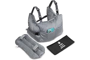 Zomaple Post Mastectomy Pillow Post Surgery + Strap – Post-Op Essentials, Breast Augmentation/Reduction & Mastectomy Recovery Supplies – Washable Cover for Comfort & Support