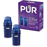 PUR Water Filters for Pitcher &amp; Dispenser, Replacement Water Filter 2-Pack | Household Water Filter Replacement for Cleaner Water, Water Filtration, 2 in 1 Filtration, Replacement Filter, 4 Month Value