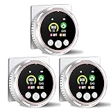 3-Pack Carbon Monoxide Detectors Plug in