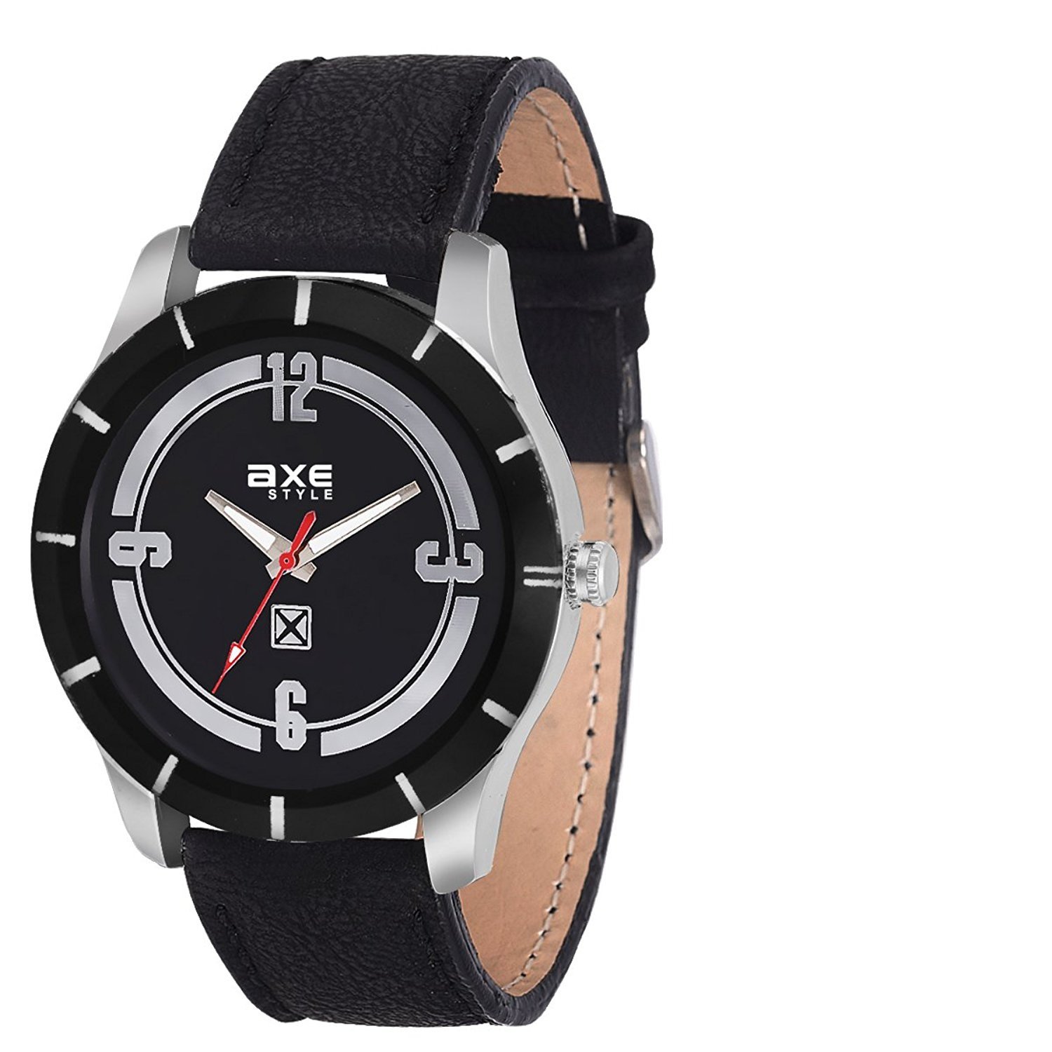 axe style ablaze collection casual analogue men's watch - x0145s_black