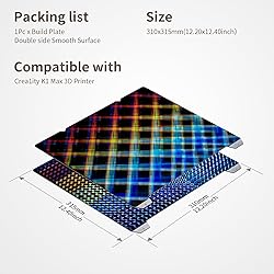 Upgraded Flexible 310x315mm Build Plate for Ender 3
