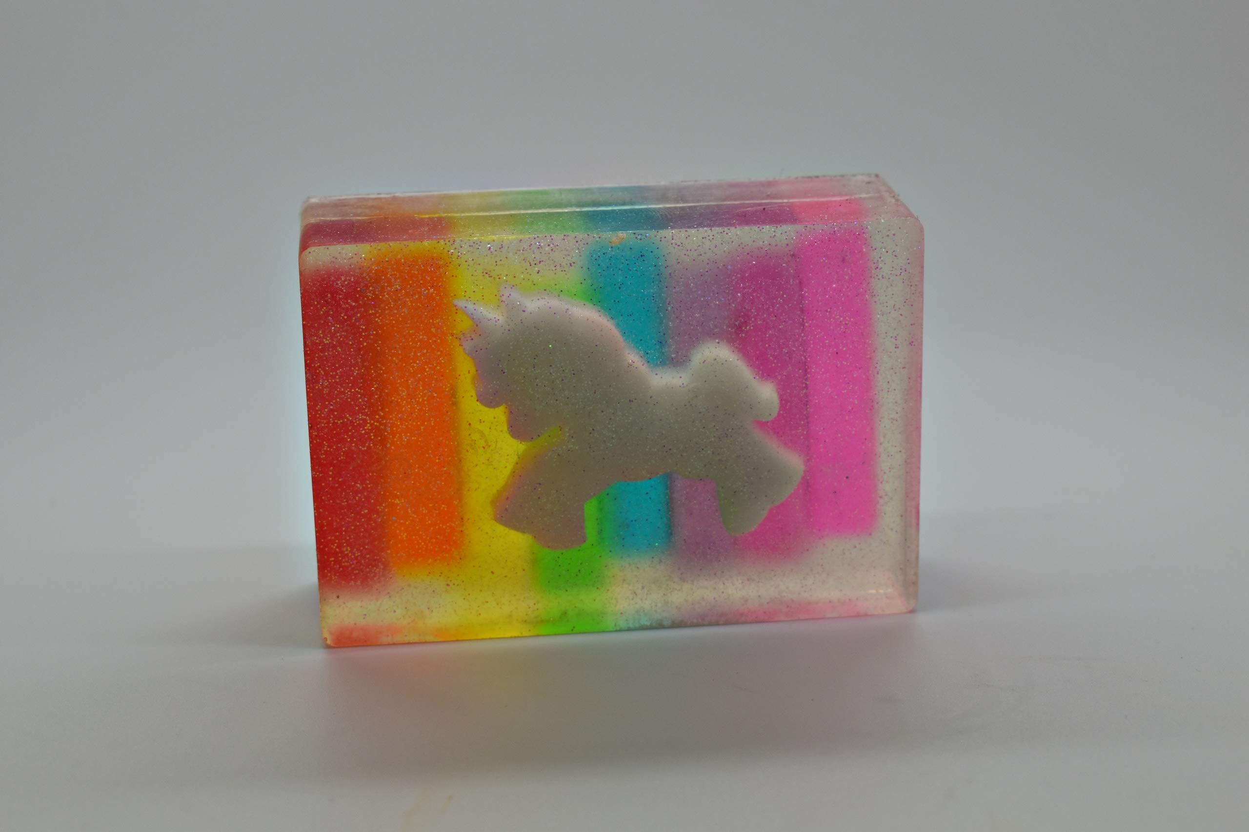 Rainbow Unicorn Soap Bar - Christmas Gift Stocking Filler Girls Kids
