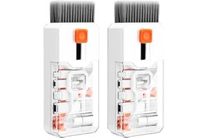 ORDILEND 2 Pack Keyboard Cleaner Laptop Cleaning Kit, Computer Screen Cleaning Brush Tool x2, Multi-Function PC Electronic Cleaner Kit Spray x2 for iPad iPhone, Earbuds, Camera Monitor, All-in-one with Patent
