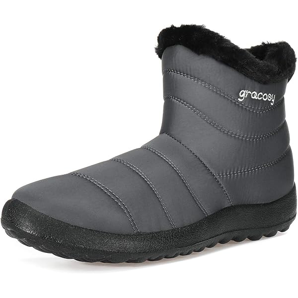 Allure Love Women's Winter Snow Boots - Waterproof Ankle Booties With Fur Lining & Non-Slip Sole - View #8