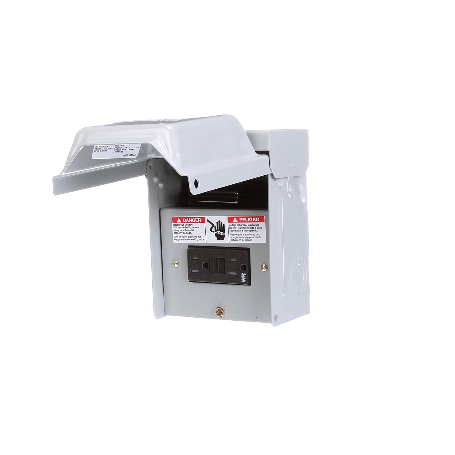 Siemens WN2060U NonFused AC Disconnect with GFCI receptacle