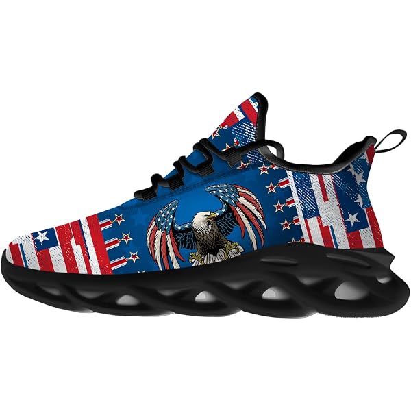 Maga American Flag Running Shoes Men\'s Sz US 7 (39) Military Patriotic New American Flag Shoes in Men main image 4
