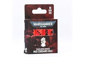 Games Workshop - Warhammer 40K - Chaos Space Marines - Red Corsairs Dice 2026