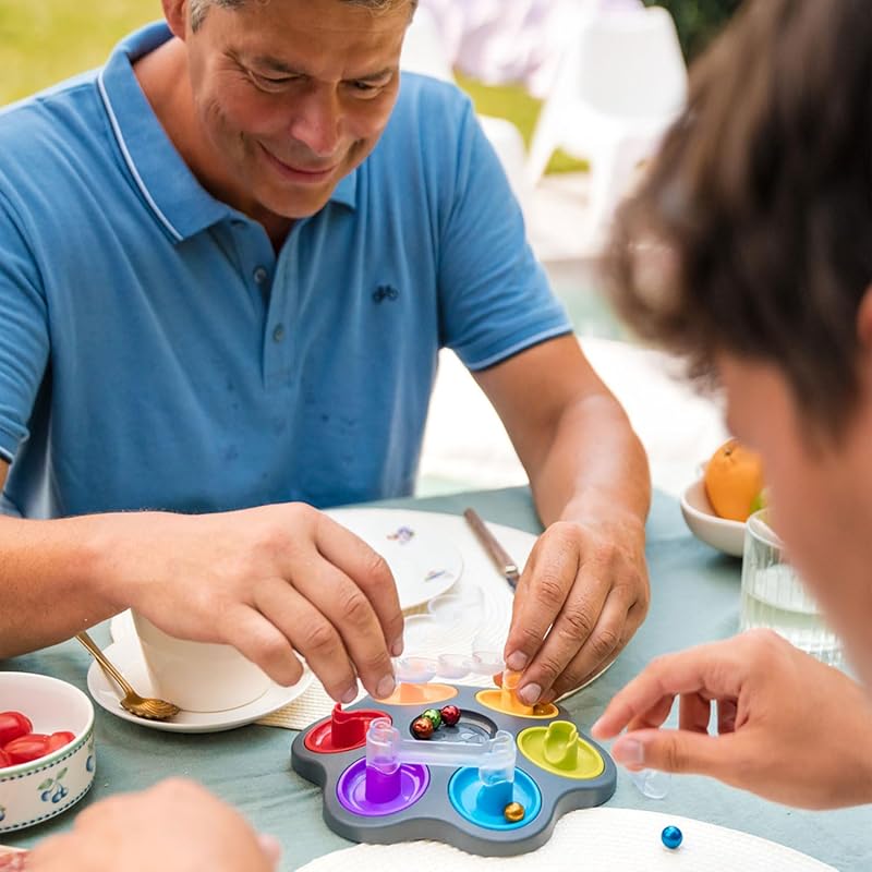 - Conexión Canica | Rompecabezas Niños Y Rompecabezas Adulto con 80 Desafíos Y 6 Canicas| Juegos Niños 8 Años O Más | Juegos Educativos En Solitario — foto 7 de 7