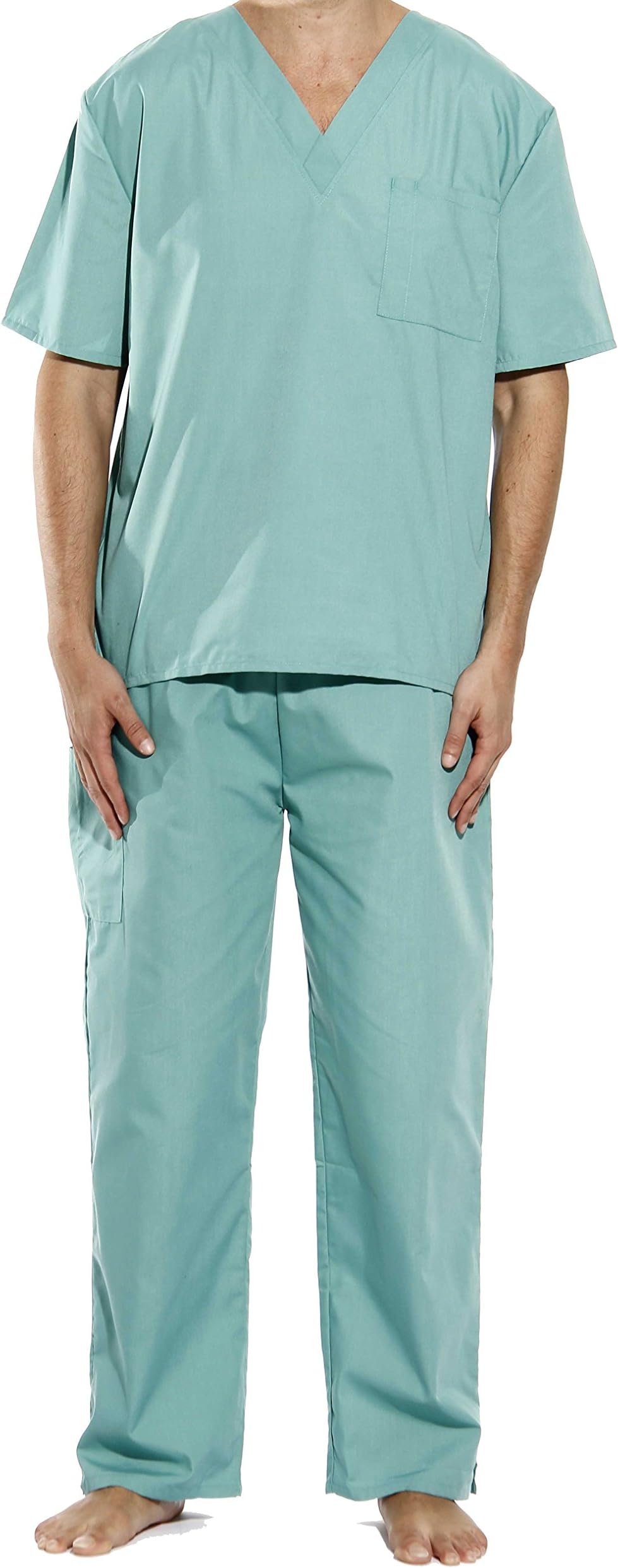 Tropi Mens Unisex Scrub Sets Medical Scrubs (V-Neck)