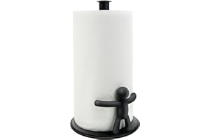 Umbra Buddy Countertop Paper Towel Holder, Black