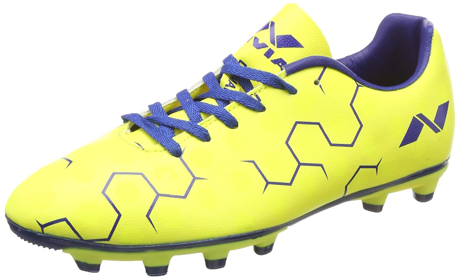 Nivia Ditmar Football Shoes, Men's(Yellow/Blue) 4 UK Amazon.in