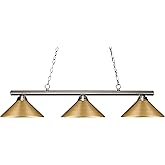 Z-Lite 3 Light Billiard Light 155-3BN-MSG