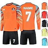 LAIFU Custom Soccer Goalie Jerseys Youth Adults Goalkeeper Jersey Personalized with Name Team Number Logo