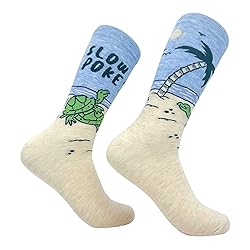 TrendWell Men's Slow Poke Socks Funny Offensive