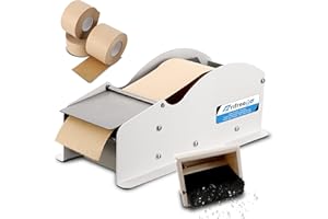 Frifreego Water-Activated Tape Dispenser, Manual Width-Adjustable Kraft Gum Tape Dispenser for 0.98-3.54" Wide Tape, All-Body Steel Packing Tape Dispenser, Stable and Durable