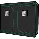MELONFARM Grow Tent 96"x48"x80''Reflective 600D Mylar Hydroponic with Observation Window, Floor Tray and Tool Bag for Indoor 