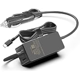 100W USB C Laptop Car Charger for Dell Latitude/Dell XPS, Lenovo Thinkpad/Yoga/IdeaPad, MacBook Pro/Air, HP Spectre/Elitebook, LG Gram, Samsung Acer Asus Chromebook Charger