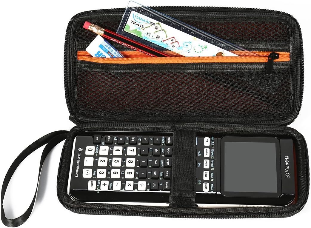Graphing Calculator Carrying Case Storage Travel Case Bag Protective Pouch Box for TI-83 Plus TI-84 Plus CE TI-84 Plus TI-89 Titanium HP50G