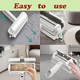 KFSCIP 2pcs Pet Hair Remover Brush Reusable Dog Cat Fur Lint Roller Carpet view 5