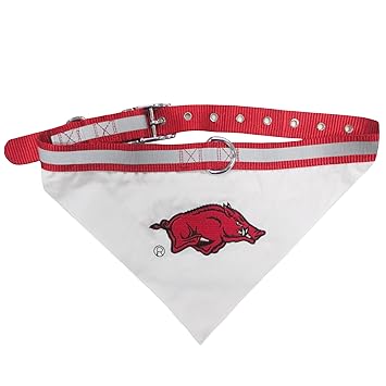 Pets First Arkansas Razorbacks Collar Bandana