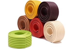 M2cbridge Multifunctional Edge and Corner Guard Coverage Baby Safety Bumper DIY 6.5 Ft (Black)